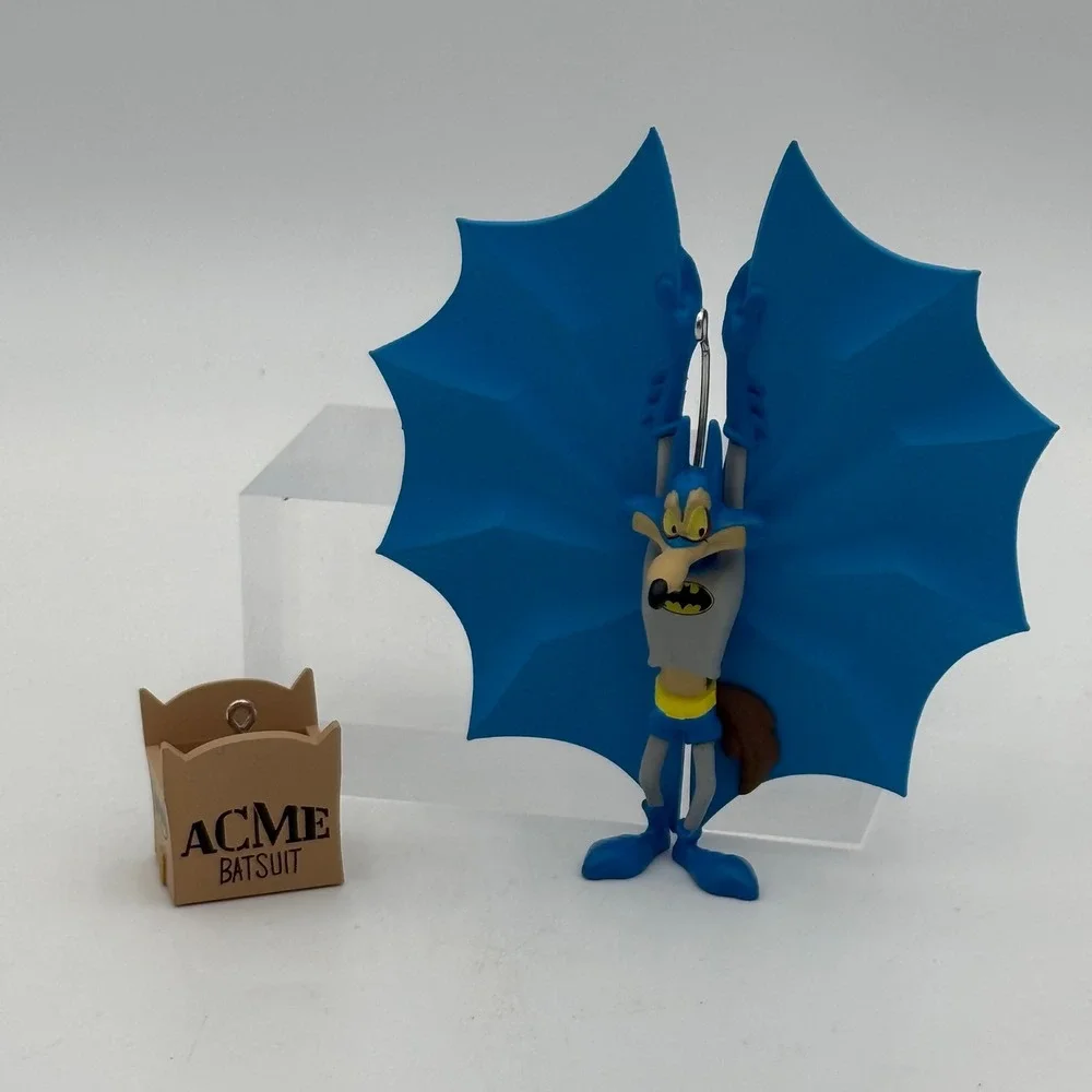 Hallmark 2023 Wile E. Coyote as Batman WB 100th Anniversary Ornament Set 2pc